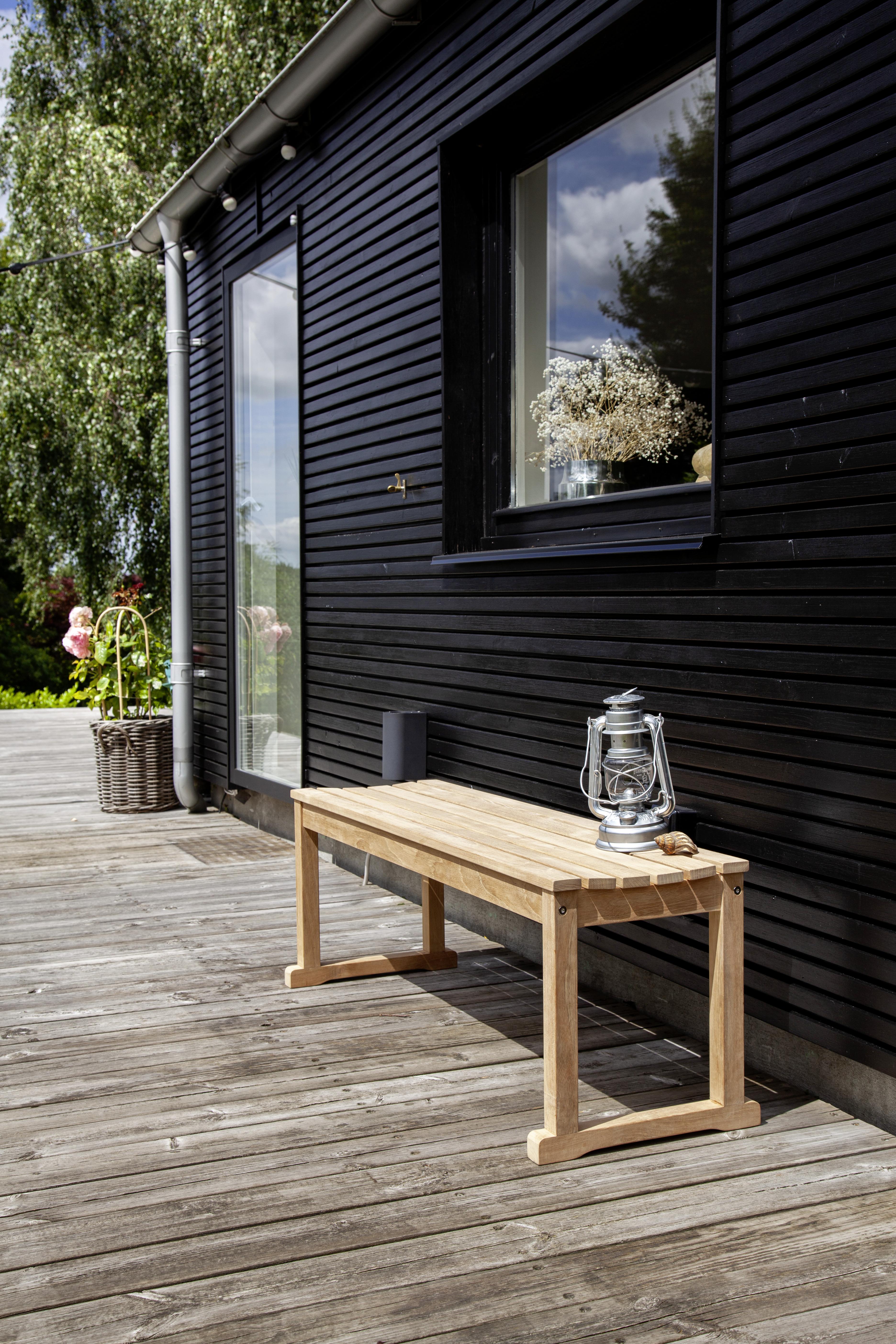 Sitzbank Echtholz Teakfarben Vega BxHxT: 120x43x40 cm - Teakfarben, KONVENTIONELL, Holz (120/43/40cm) - MID.YOU