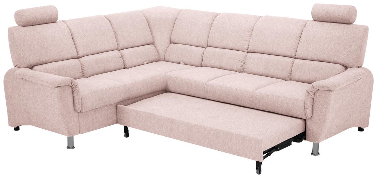 Sedačka MARSYLIA, levá, růžová - růžová, Design (219/270cm) - MID.YOU
