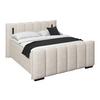 Boxspringbett Elysia inkl. Matratze 180x200 - Beige/Schwarz, Trend, Holz/Holzwerkstoff (180/200cm) - Luca Bessoni