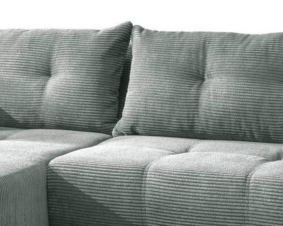 Ecksofa Restato Hellblau S: 177/246 Cm - Schwarz/Hellblau, MODERN, Holz/Textil (177/246cm) - MID.YOU
