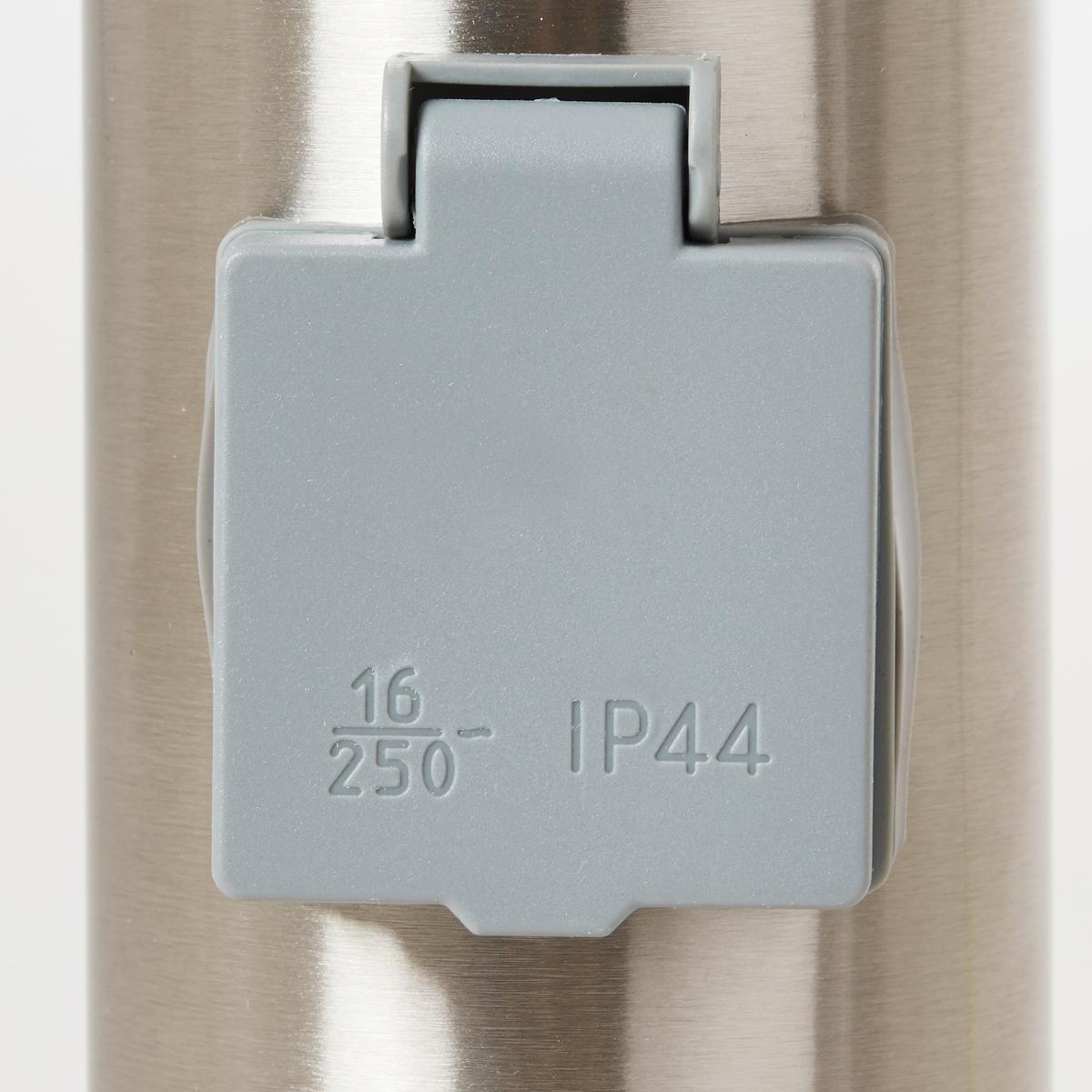 Sockelleuchte 43693/82 Chorus - Edelstahlfarben, KONVENTIONELL, Kunststoff/Metall (7,5/49,5cm) - Brilliant