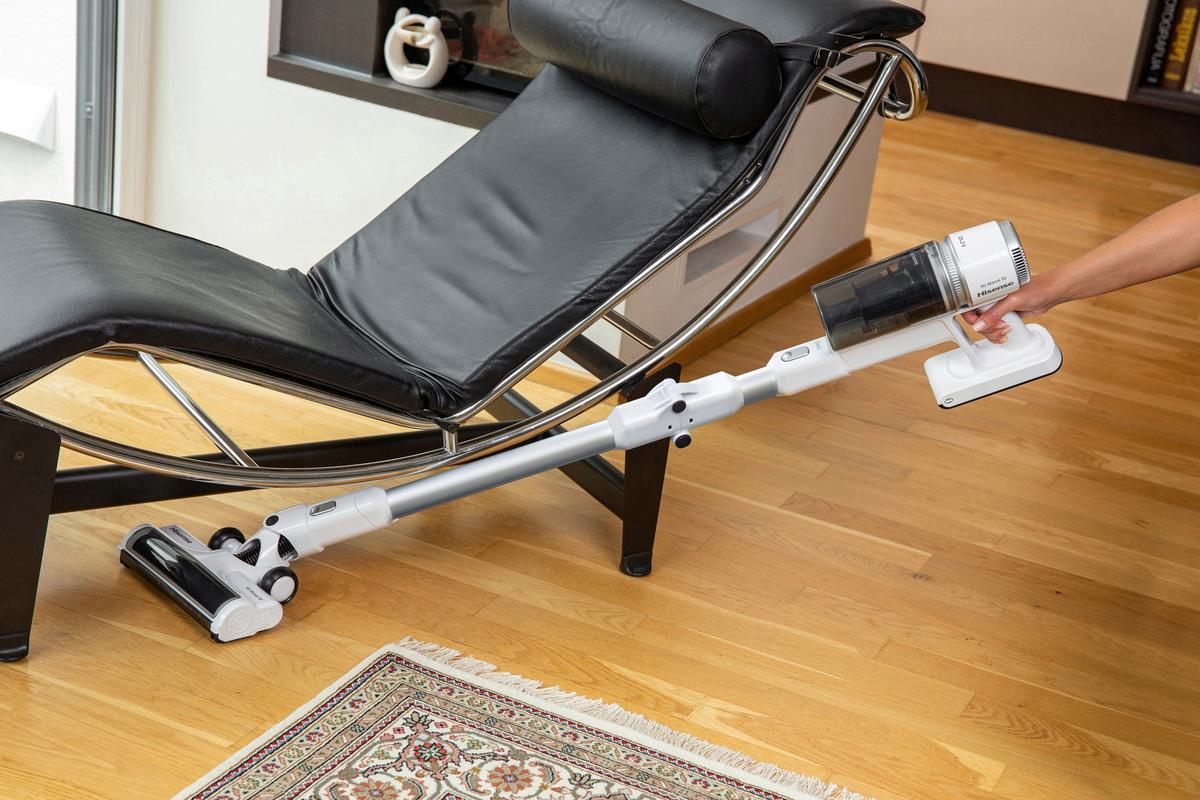 Akku-Handstaubsauger Weiß, 110w, 0,5 Liter - Weiß, Basics, Kunststoff/Metall (25/111,2/25,5cm) - Hisense