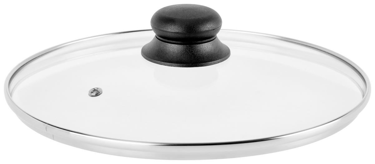 Servierpfanne Verena D/h: Ca. 26/6,5 Cm Aluminium - Klar/Edelstahlfarben, MODERN, Glas/Kunststoff (26/6,5cm) - Luca Bessoni