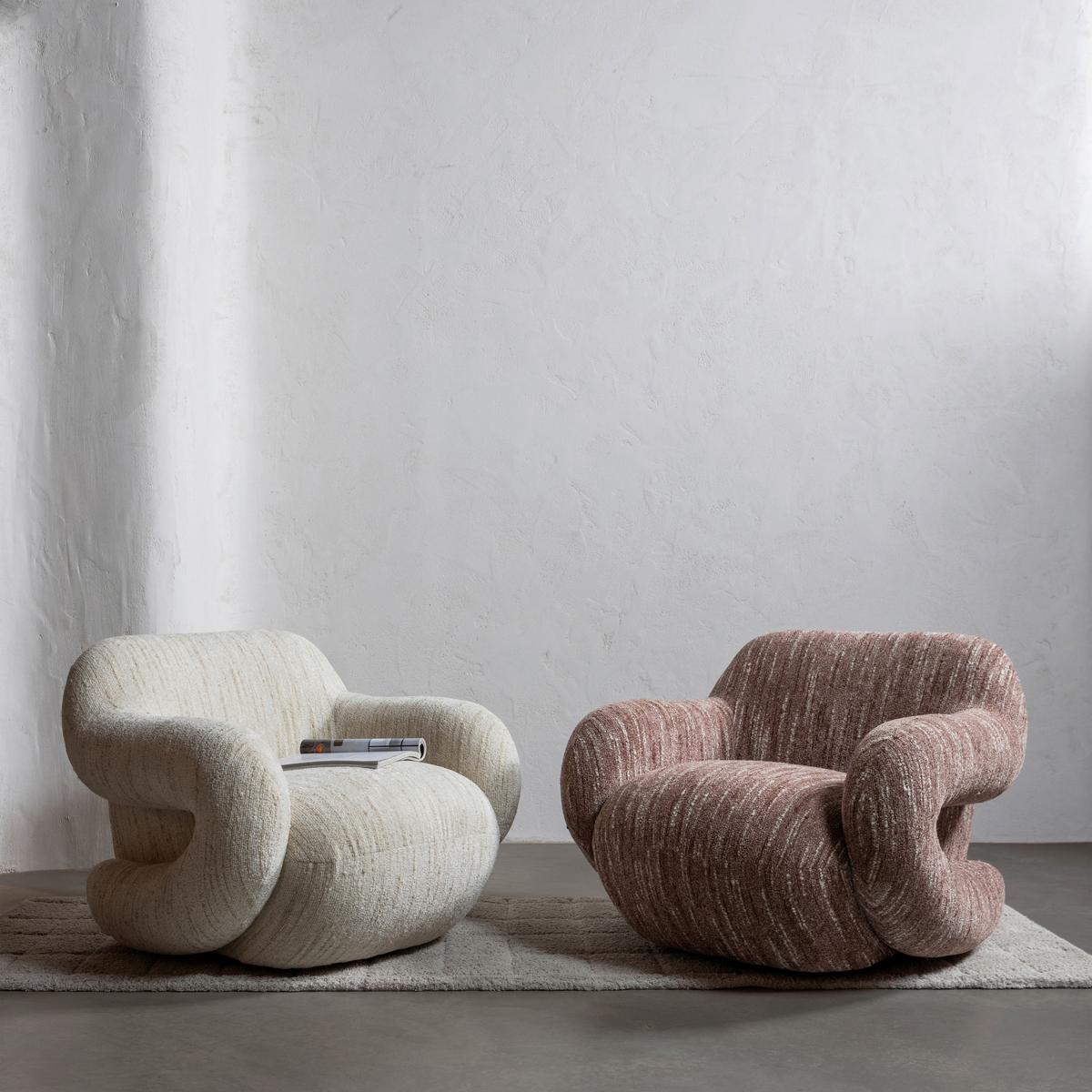 Sessel Folke Naturfarben B: 88cm - Schwarz/Naturfarben, Design, Textil (88/70/88cm) - Livetastic