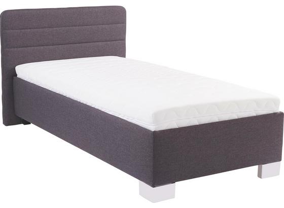 Polsterbett Melissa 90x200 Grau - Silberfarben/Grau, KONVENTIONELL, Textil (90/200cm) Polsterbett Melissa 90x200 Grau - Silberfarben/Grau, KONVENTIONELL, Textil (90/200cm)