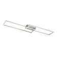 LED-Deckenleuchte Suna - Alufarben/Nickelfarben, MODERN, Kunststoff/Metall (93/22/6,5cm) - Luca Bessoni