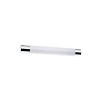 Led Bad-wandleuchte Ip44 1-Flammig Weiß/chromfarben - Chromfarben/Weiß, Basics, Kunststoff/Metall (6cm) - Paulmann