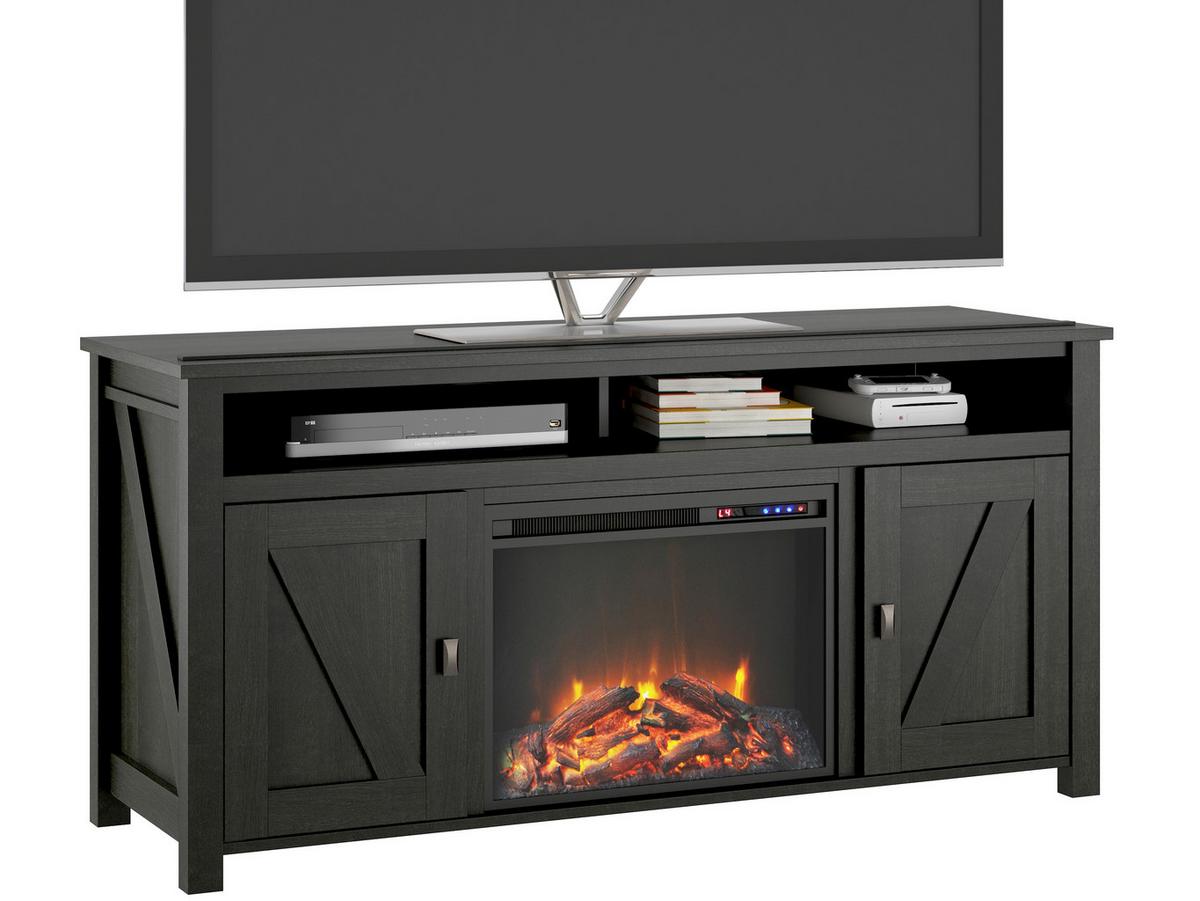 Lowboard Farmington Schwarz B: 151cm - Schwarz, Design, Holzwerkstoff/Metall (151/40/75cm) - MID.YOU