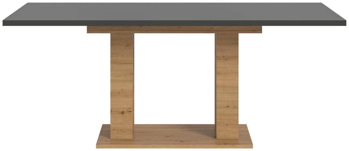 Ausziehtisch Marlon 150 Az Grau/Artisan, B:150-190 cm - Eiche Artisan/Grau, KONVENTIONELL, Holzwerkstoff (150-190/90/76cm)