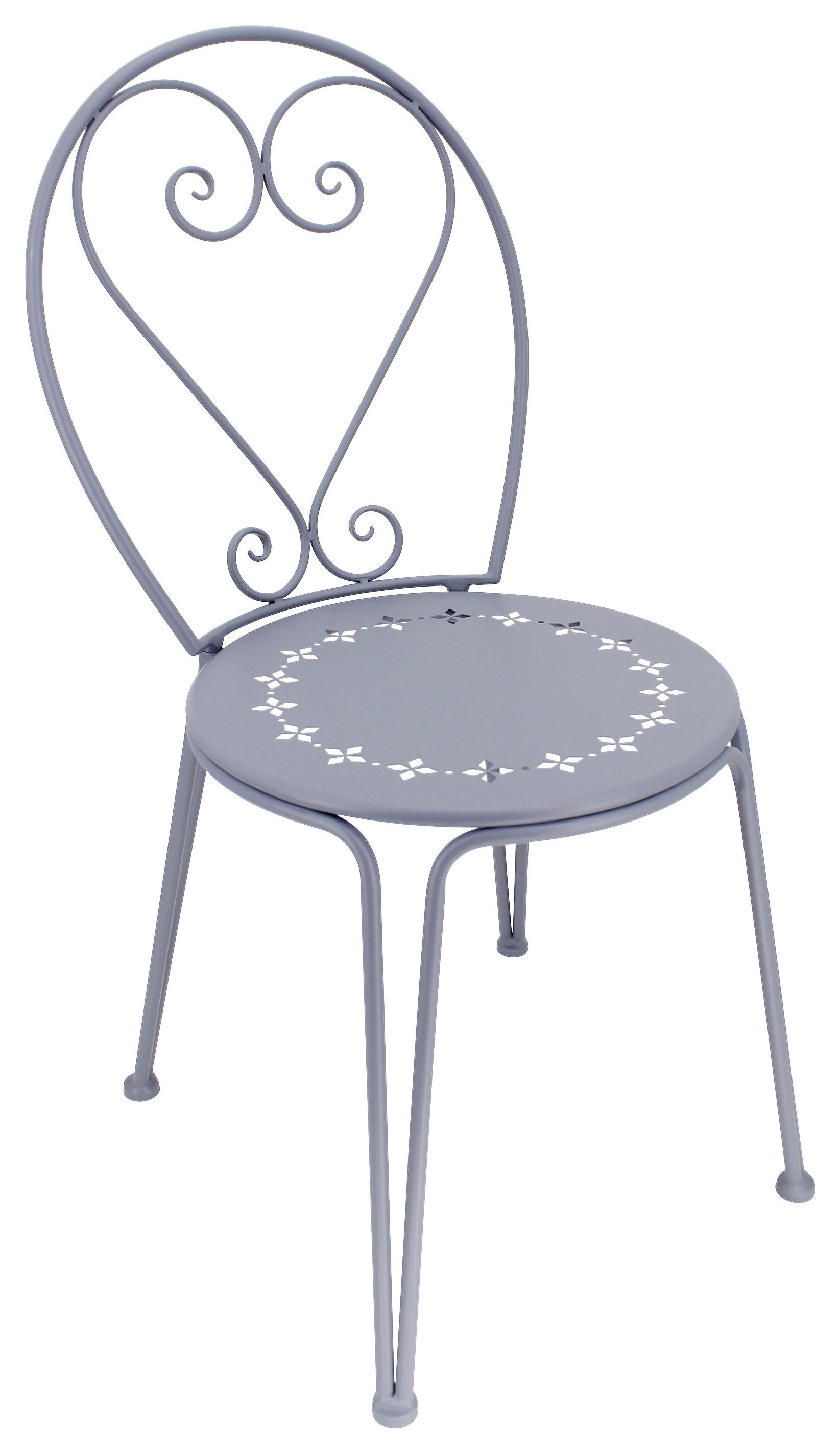 Gartensessel Metall Stuhl Klassisch Mf071 - Design (44,2/49,2/90,5cm)