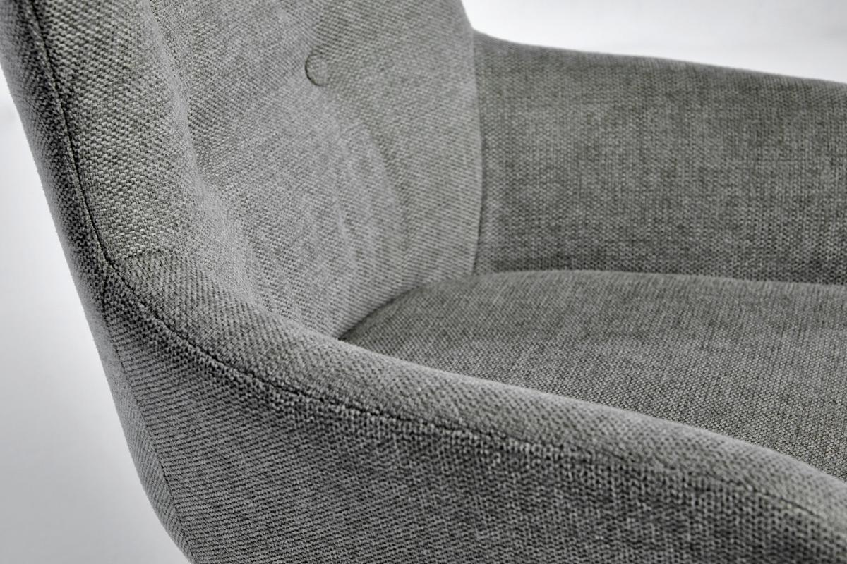 Stuhl Club Hellgrau/eichefarben B: 57 Cm - Eichefarben/Hellgrau, MODERN, Holz/Kunststoff (57/62/91cm) - Livetastic