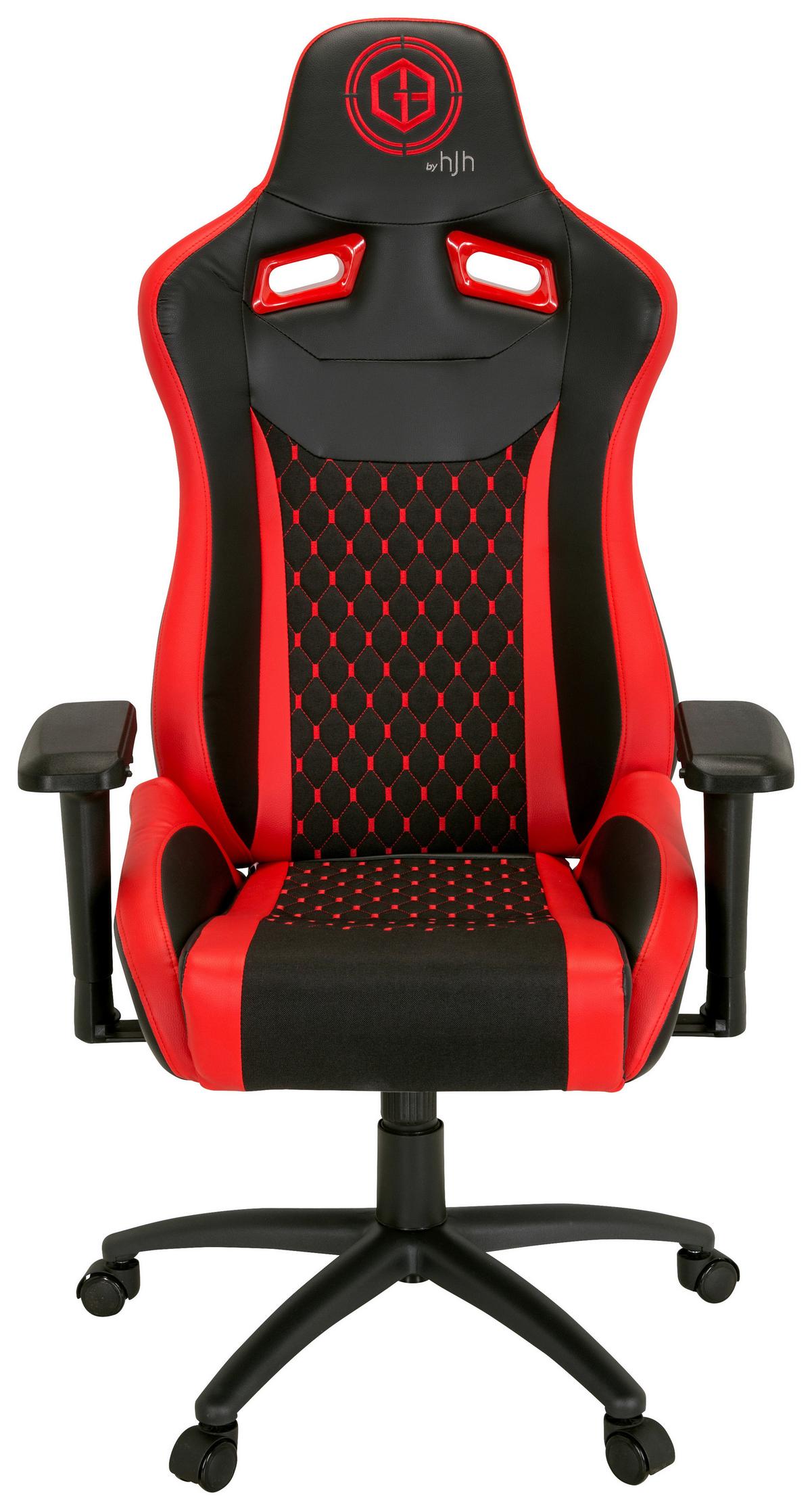 Gamingstuhl Gamebreaker Sx 04 Lederlook Schwarz/rot - Rot/Schwarz, MODERN, Kunststoff/Textil (74/137/66cm) - MID.YOU