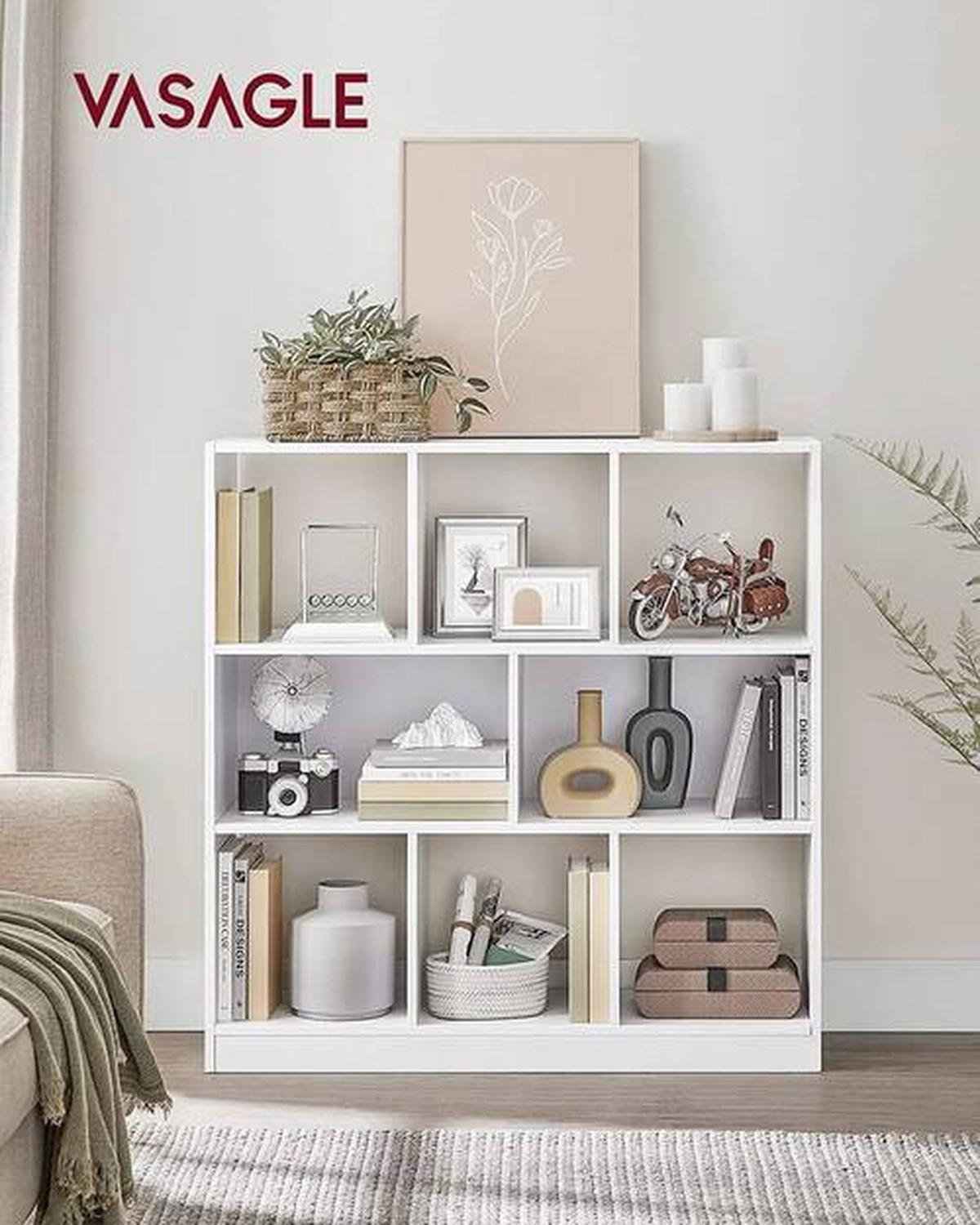 Bücherwand B: 97,5 Cm Weiß - Weiß, Basics, Holzwerkstoff (97,5/100/30cm) - Boxxx