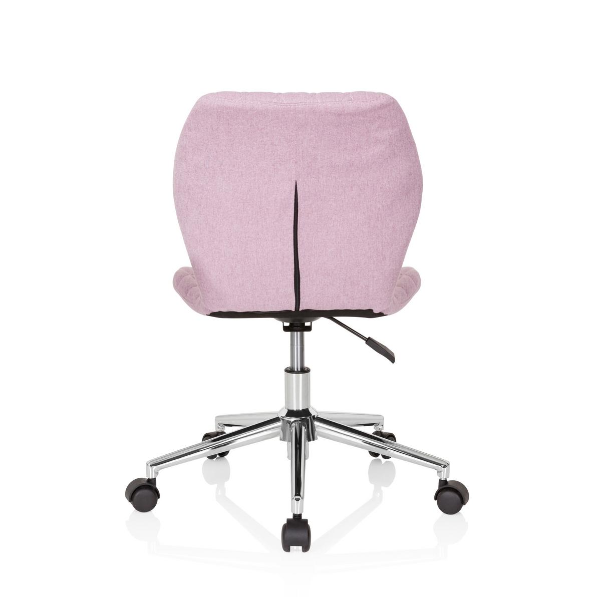 Jugenddrehstuhl Joy II Rosa - Rosa, Basics, Kunststoff/Textil (47/73-83/43cm) - MID.YOU