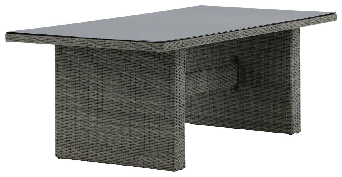 Gartentisch Padova Kunststoff L 200 cm - Grau, KONVENTIONELL, Kunststoff (200/100/74cm) - Gardenson