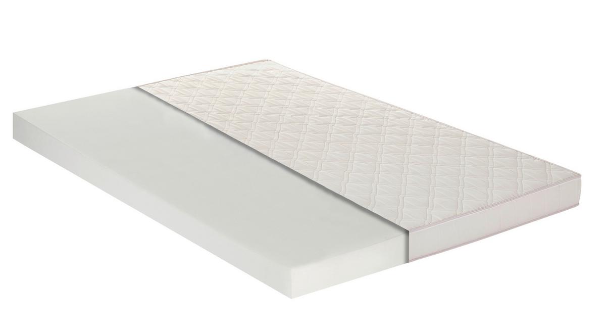 Kaltschaummatratze Basci Plus 140x200 cm H2+h3, H: 13 cm - Weiß, Basics, Textil (140/200cm) - P & B