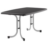 Gartentisch Klappbar Stahl L: 150cm - Anthrazit/Graphitfarben, MODERN, Holzwerkstoff/Metall (150/90/72cm) - Sieger