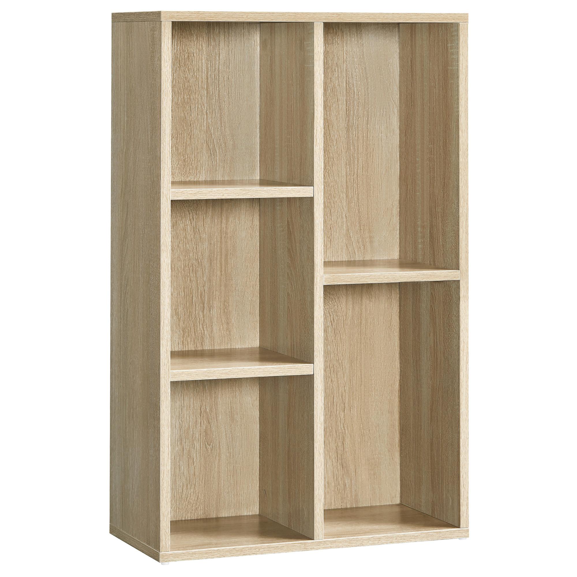 REGÁL DUB SONOMA - dub sonoma, Basics, kompozitné drevo (50/80/24cm) - Boxxx
