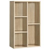 REGÁL DUB SONOMA - dub sonoma, Basics, kompozitné drevo (50/80/24cm) - Boxxx