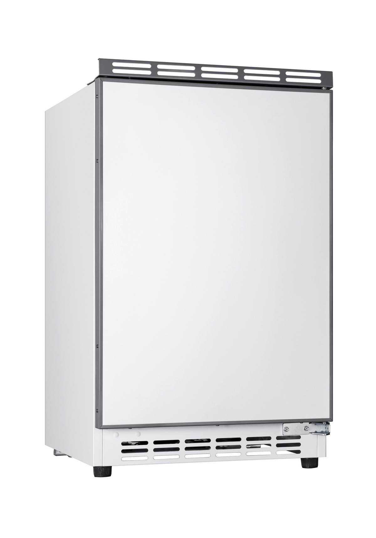 Minikuchyňa WITO vrátane spotrebičov a drezu - biela/farba ušľachtilej ocele, Modern, kompozitné drevo/plast (150cm) - MID.YOU