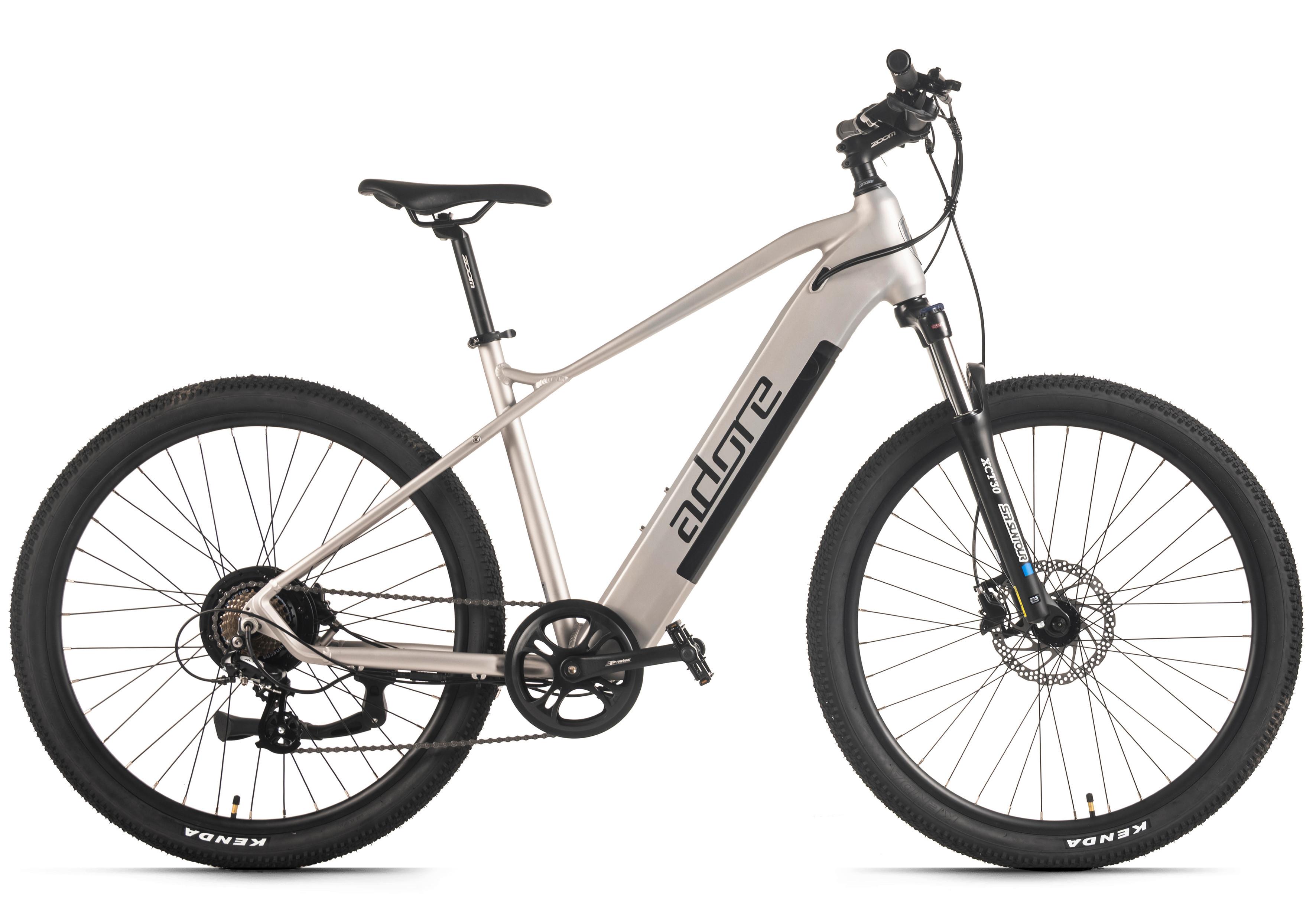 E-mountainbike 27,5 Zoll Hellgrau