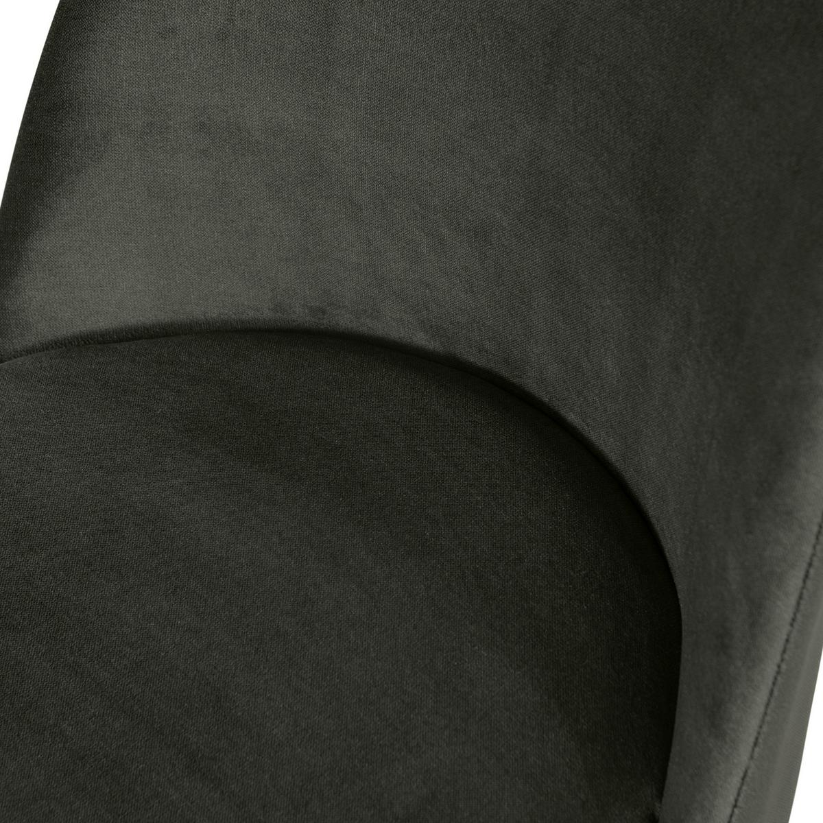 Stuhl-Set Vogue Dunkelgrün B: 50cm - Dunkelgrün/Schwarz, MODERN, Textil/Metall (50/83/57cm) - Livetastic