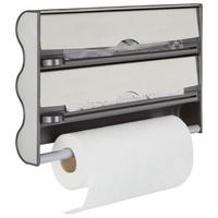 Držák MARIO - černá/barvy stříbra, Konvenční, kov/plast (40,2/25,5/8,6cm) - Mömax