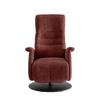 Relaxsessel Latina Koralle 360 Grad Drehbar, B: 72 Cm - Koralle/Schwarz, MODERN, Textil (72/118/85-165cm) - Livetastic