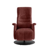 Relaxsessel Latina Koralle 360 Grad Drehbar, B: 72 Cm - Koralle/Schwarz, MODERN, Textil (72/118/85-165cm) - Livetastic