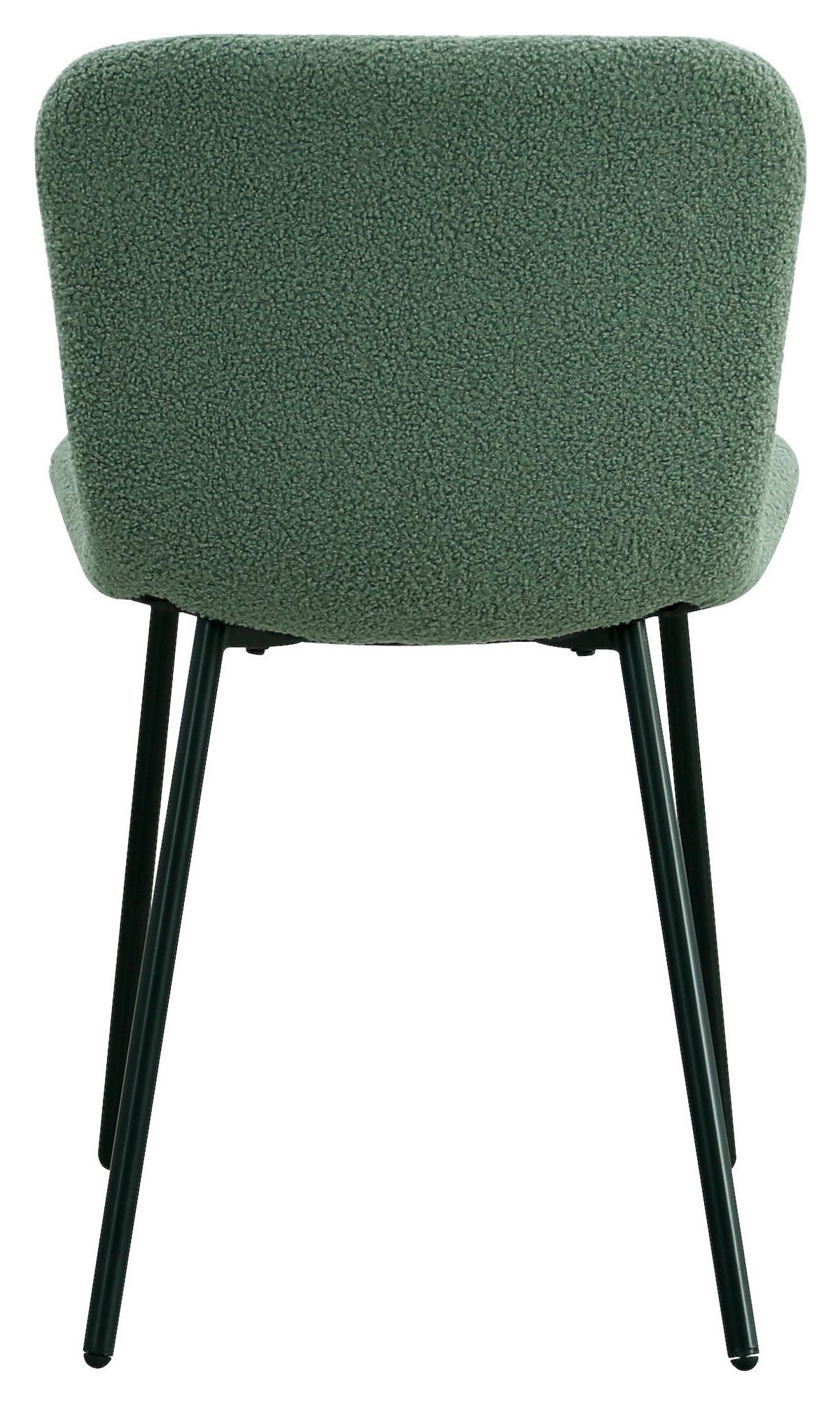 ŽIDLE TEDDY - černá/mátově zelená, Design, kov/textil (44/79/51cm) - Mömax