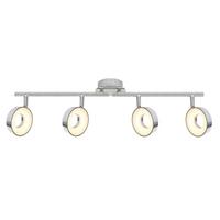 LED-DECKENLEUCHTE 94-61720 ISLA - Chromfarben, Design, Kunststoff/Metall (71/10/19cm)