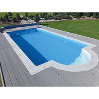Schwimmbecken-Set Plus Gran Canaria mit Pumpe L: 700 cm - Blau, Basics (700/350/150cm)