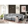 Ecksofa Liz Grau S: 175x252 Cm - Schwarz/Grau, MODERN, Textil (175/252cm) - Livetastic