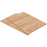 Sada vkladacích políc MONTERRAY - barvy dubu, Konvenční, kompozitní dřevo (80,7/55/1,8cm) - ecoTree