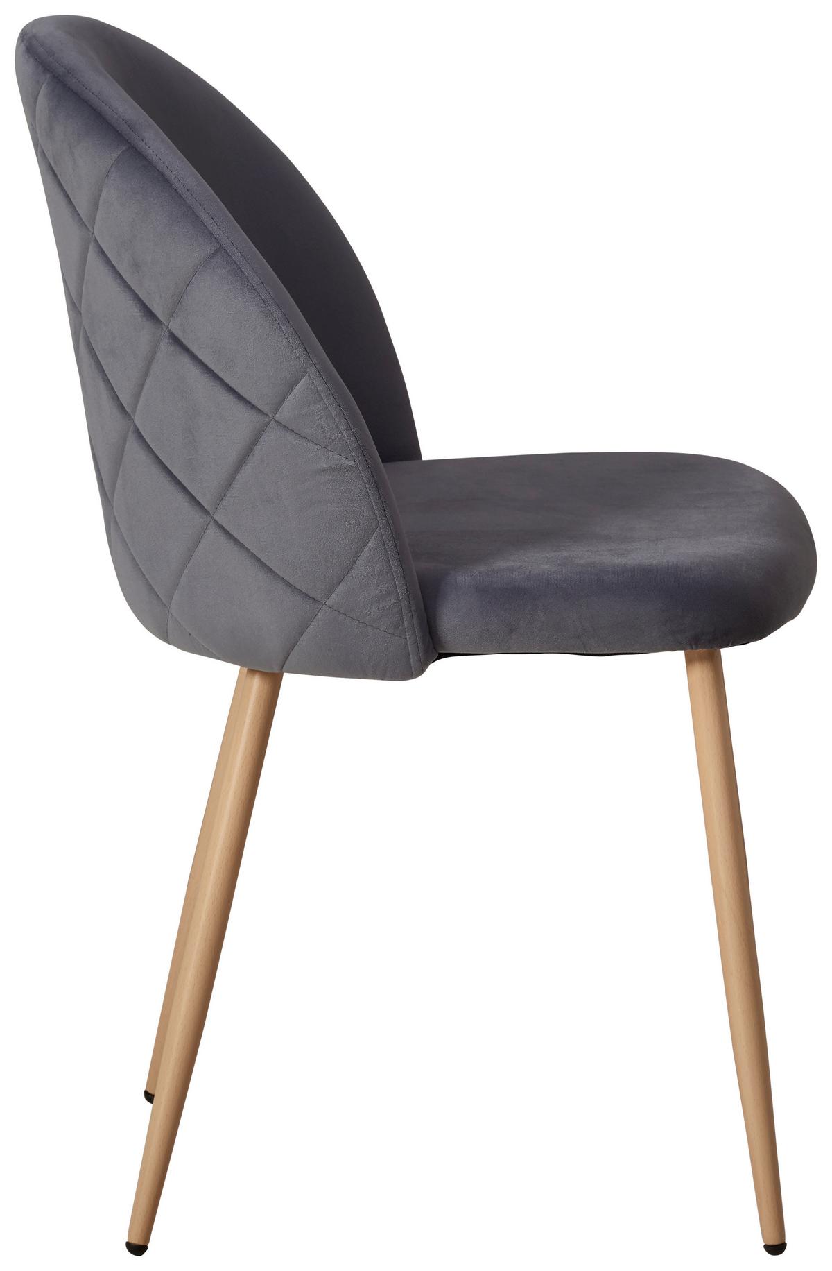 Tischgruppe Ilana - Buchefarben/Weiß, LIFESTYLE, Holz/Holzwerkstoff (120/51/75/83/80/57cm) - Livetastic