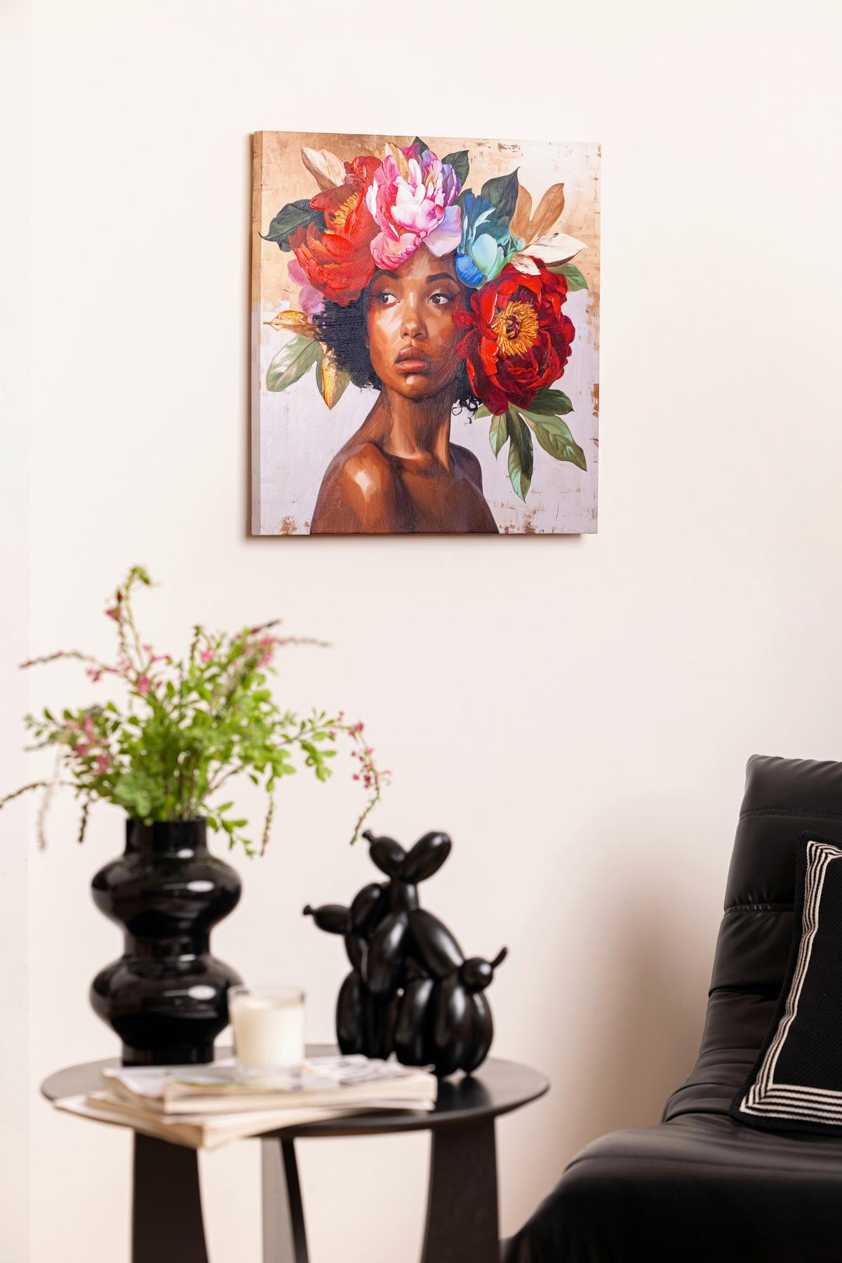 Leinwandbild Miriam -Paz- - Multicolor, KONVENTIONELL, Kunststoff/Textil (50/2,4/50cm) - James Wood