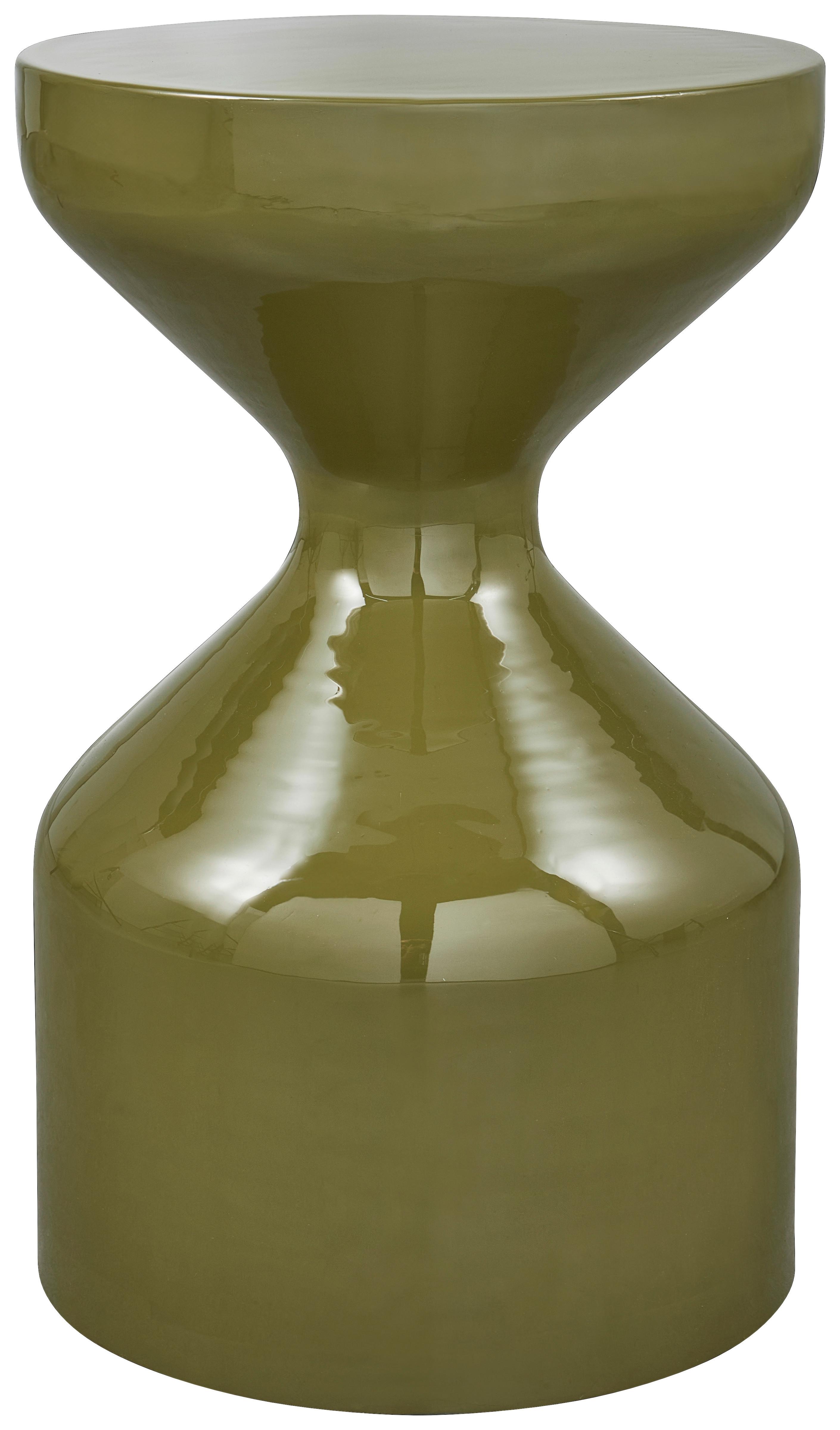 Beistelltisch Floyd Grün B: 30 cm - Grün, Design, Metall (30/30/47cm) - Livetastic