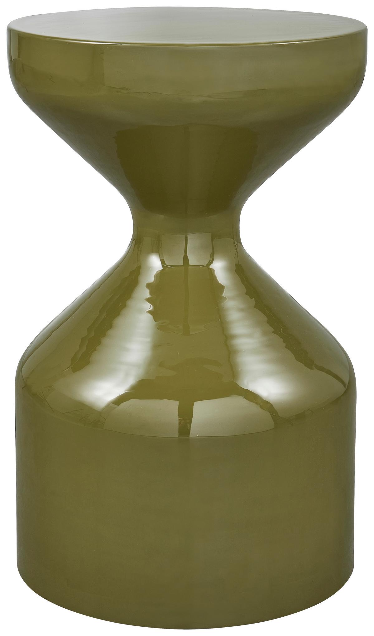 Beistelltisch Floyd Grün B: 30 cm - Grün, Design, Metall (30/30/47cm) - Livetastic