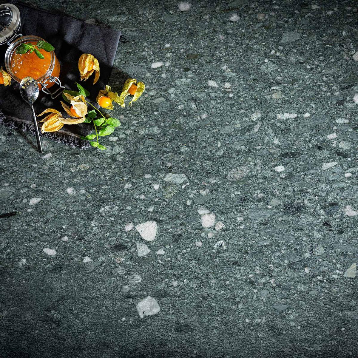 Naturstein Leather Look Naturstein Gletscherbach - Hellgrün, MODERN, Stein - Strasser