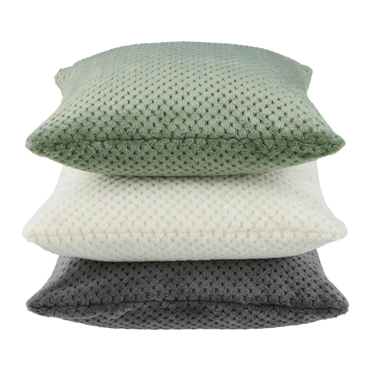 POŤAH NA VANKÚŠ LARS -BASED- - sivá, Konventionell, textil (40/40cm) - Based