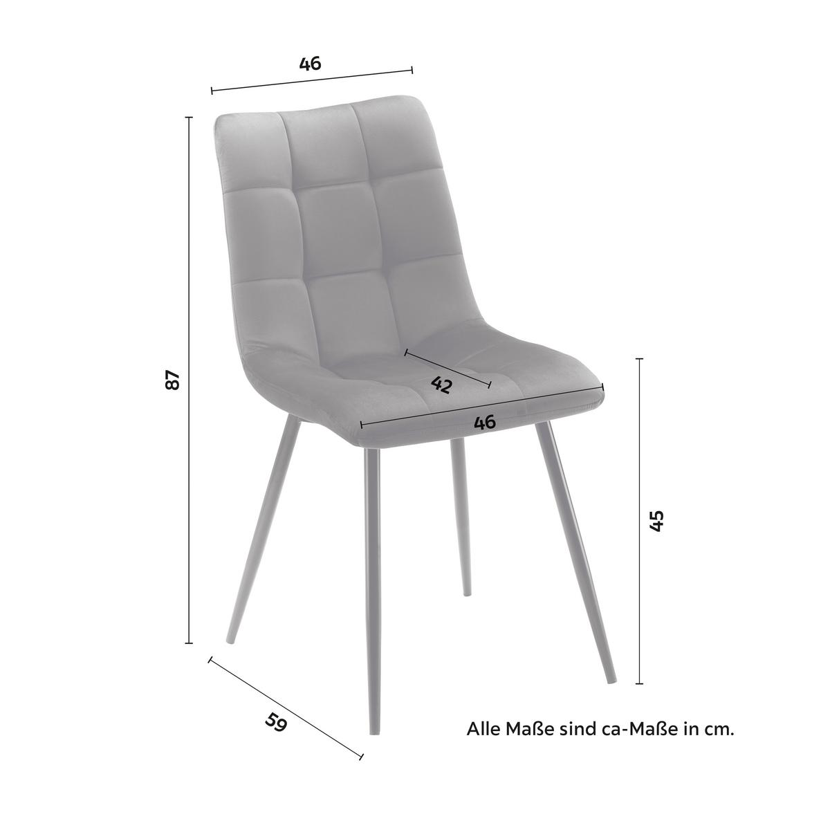 Elegantní židle SURI černá - černá, Moderní, kov/dřevo (46/87/59cm) - Bessagi Home