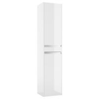 Hochschrank Nena B: 35 cm Weiß - Weiß, Basics, Holzwerkstoff (35/160/30cm) - MID.YOU