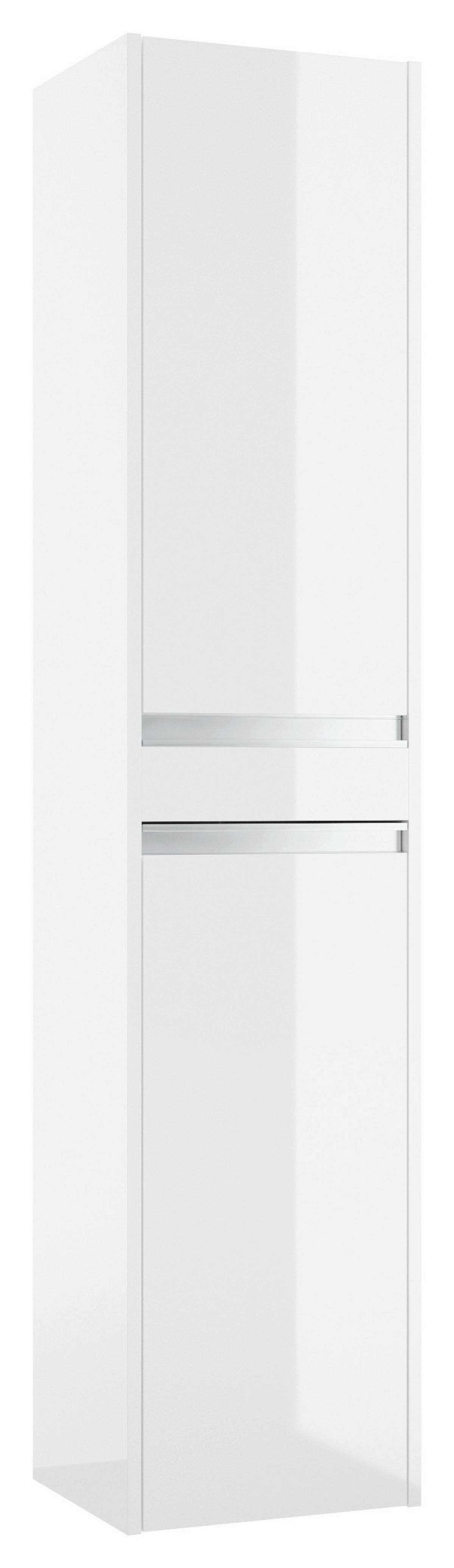 Hochschrank Nena B: 35 cm Weiß - Weiß, Basics, Holzwerkstoff (35/160/30cm) - MID.YOU