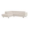 Ecksofa Savona - Perlmutt, MODERN, Textil (230/270cm) - Ondega