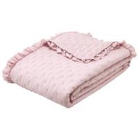 DENNÁ PRIKRÝVKA DAISY - ružová, textil (160/220cm) - Mömax