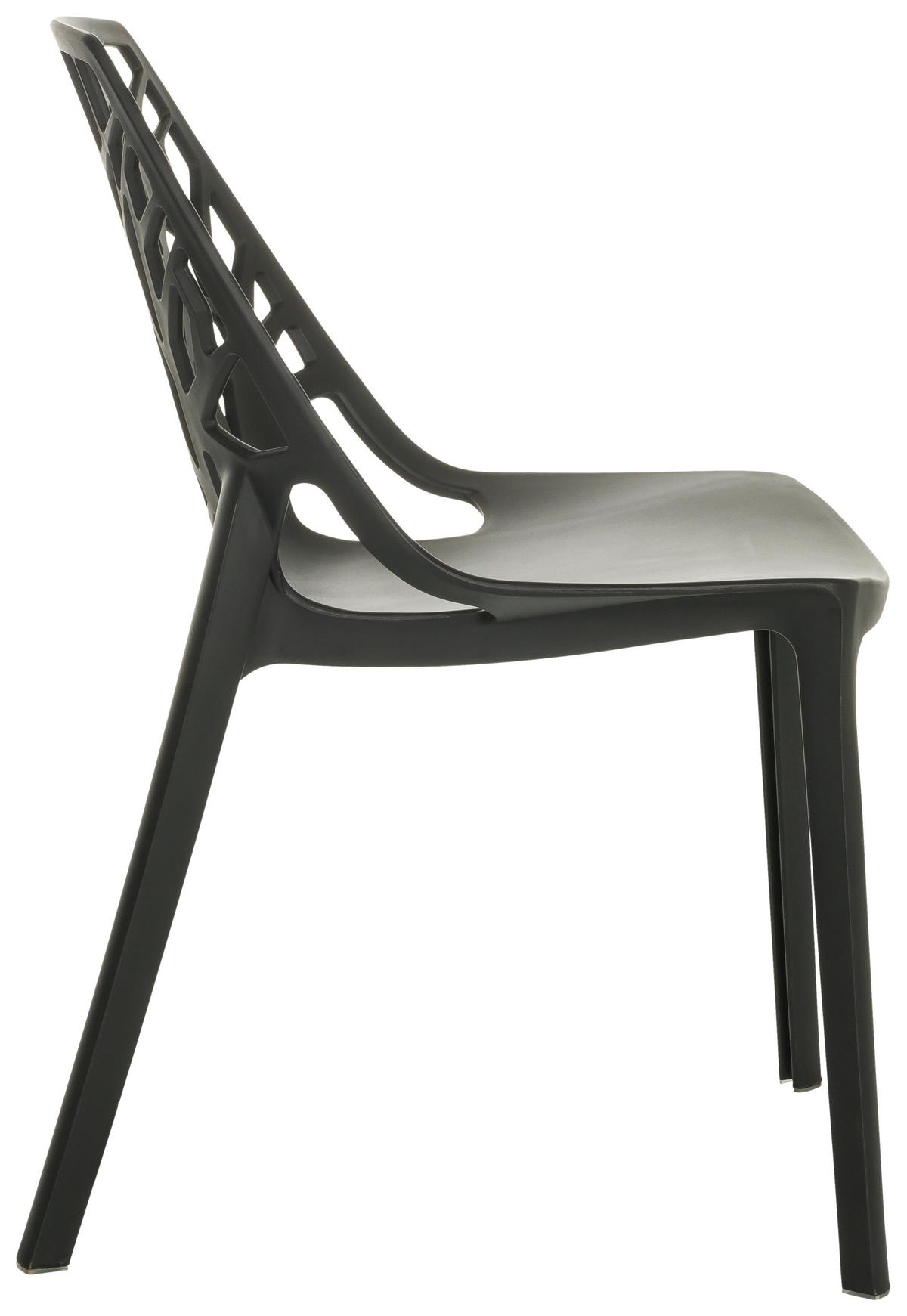 Stuhl Artifo Tri - Schwarz, Basics, Kunststoff (47/80/56cm) - MID.YOU