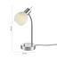 Led Stolová Lampa Samuel V: 34cm, 3 Watt - Konvenčný, kov/sklo (21,7/1,2/34cm) - Mömax modern living Led Stolová Lampa Samuel V: 34cm, 3 Watt - Konvenčný, kov/sklo (21,7/1,2/34cm) - Mömax modern living