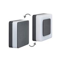 Außenwandleuchte 2528000391696 Castor - Schwarz, Design, Metall (13,5/13,5/4,8cm)