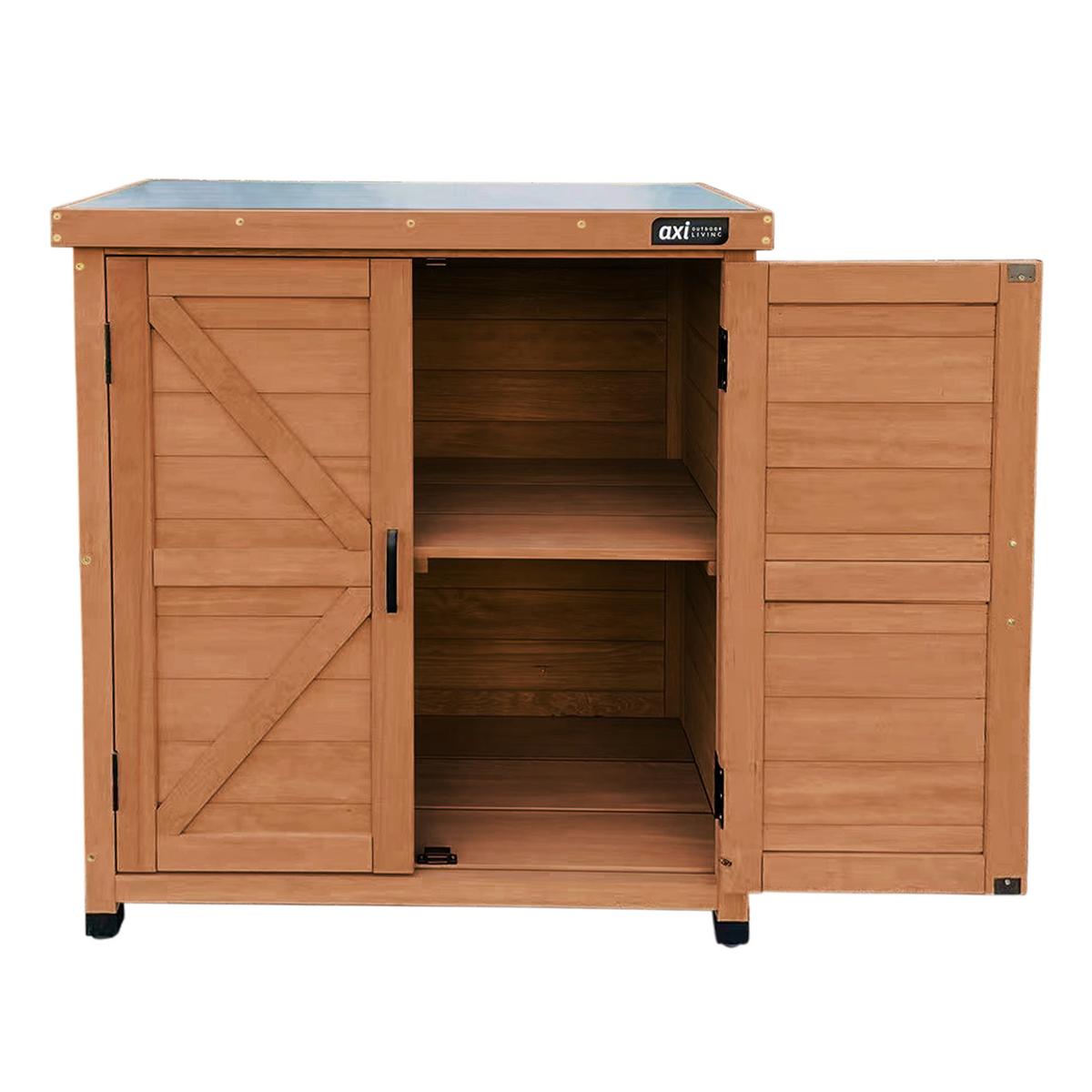 Geräteschrank L: 80 B: 45 H:93 - Braun, MODERN, Holz (80/45/93cm)