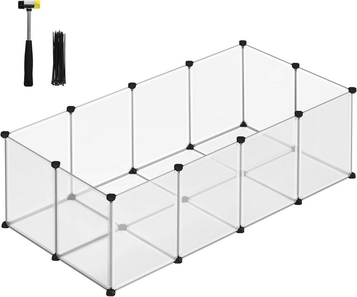 Heimtiergehege Weiß B: 143 Cm - Weiß, Basics, Kunststoff (143/73/46cm)